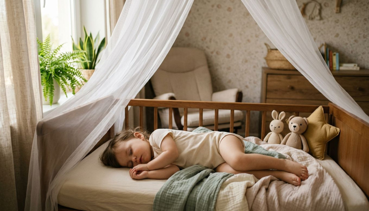 Le sommeil des tout-petits menacé ? L’importance de protéger la chambre des moustiques